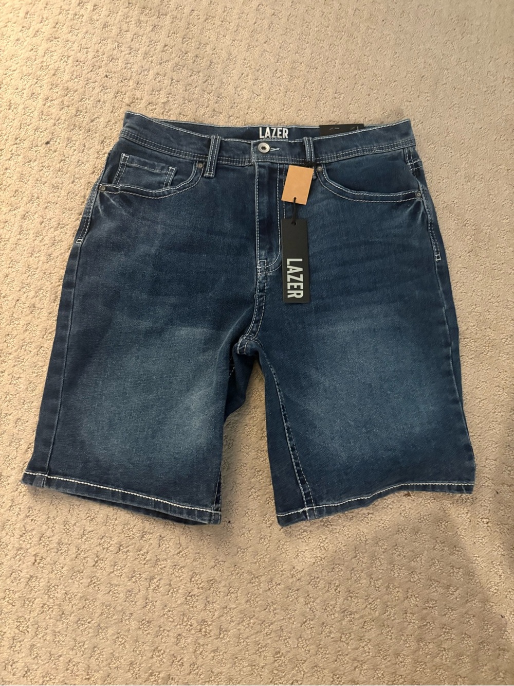 LAZER Men's Denim Jorts